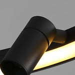 Aurelia Round LED Chandelier with Adjustable Spotlights for Modern Interiors