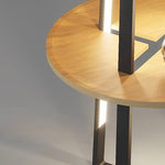 Modern 63 Inch Metal Led And Tray Floor Lamp For Living Room