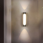 Up And Down Lights Black Modern Outdoor Wall Sconce