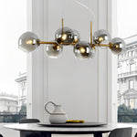 Glass Shade Led Postmodern Chandelier Ha089403
