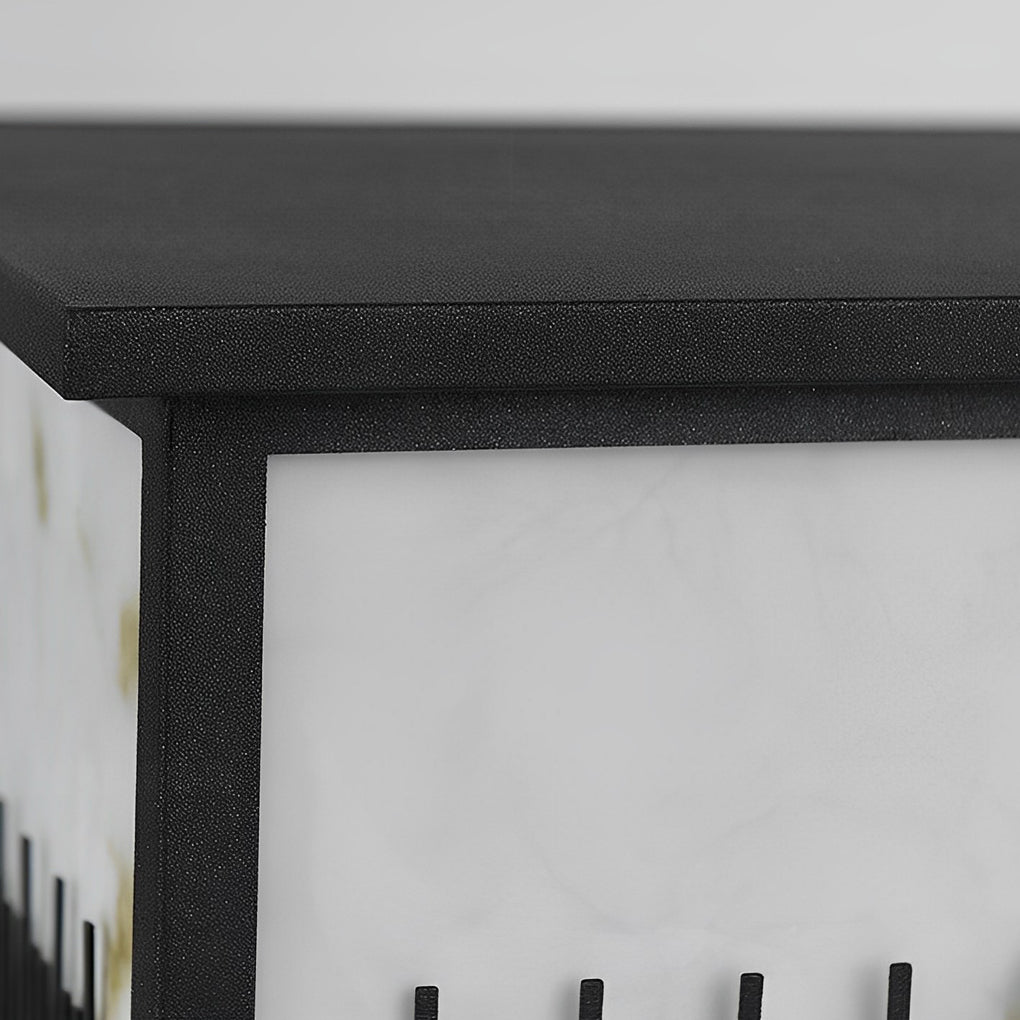 Square Solar Fence Post Lights Ha085236