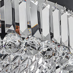 Round Crystal Led 3 Step Dimming Luxury American Style Ceiling Lights