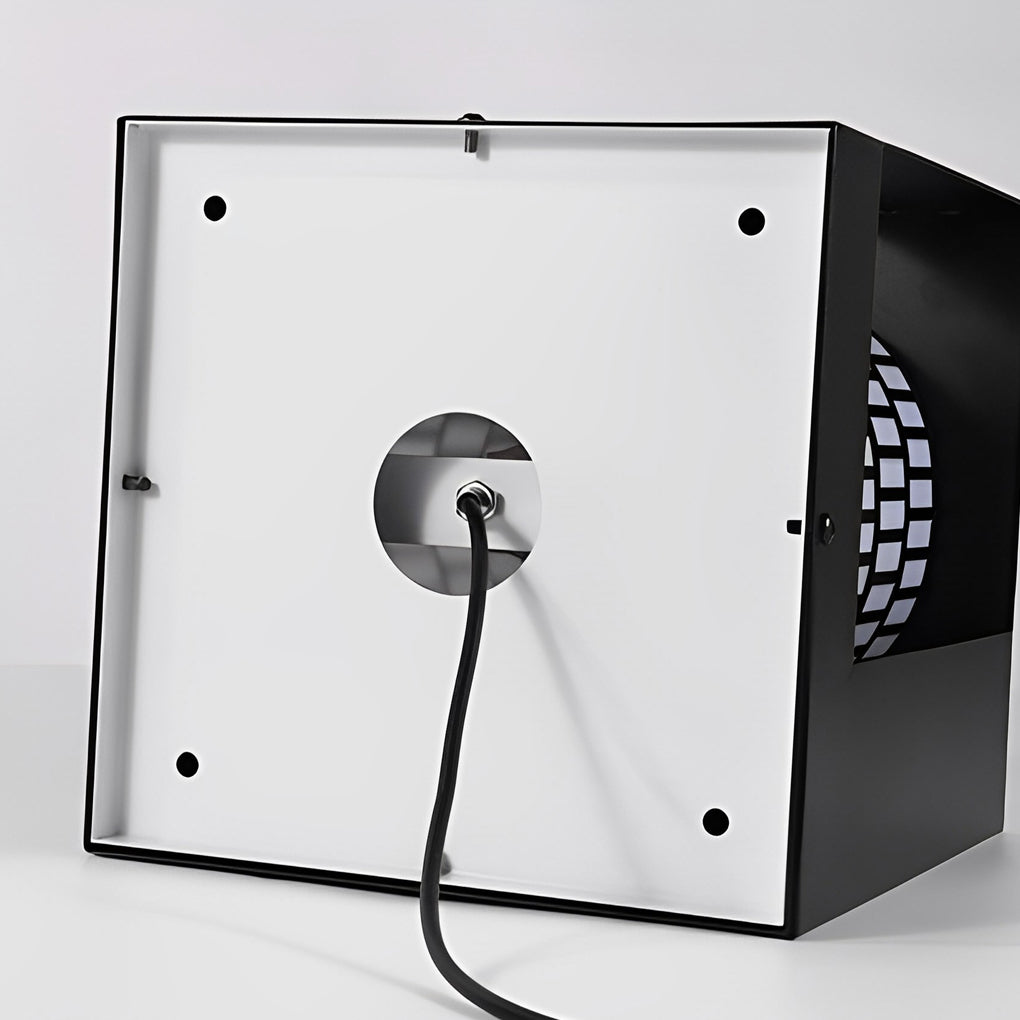 Lattice Cylinder LED Outdoor Lantern in Black, IP65 Waterproof