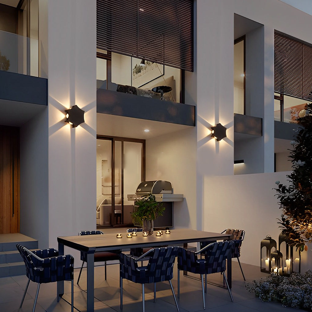 Four Way Wall Light Facade Light Outdoor Led 8W 4W 19W 6W Waterproof