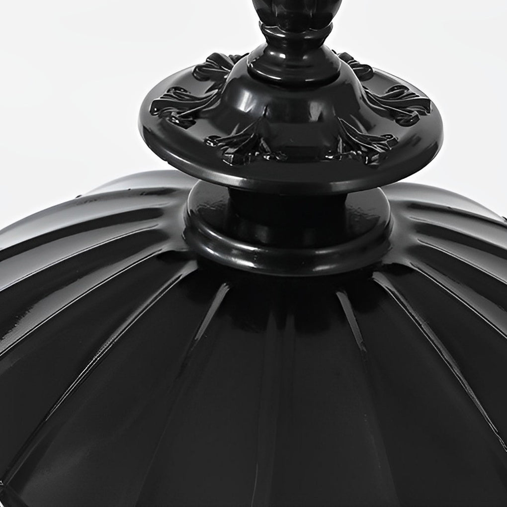 Flower Ball Outdoor Pillar Lamp Ha083712