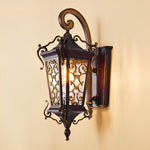 Retro Pattern Outdoor Wall Lamp Ha083047