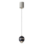 Small Metal Ball 3 Step Dimming Led Modern Pendant Lights With Spotlights