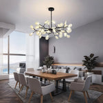 Creativity Firefly Led Chandelier Black Gold For Living Room Bedroom Hall Home Decor Indoor Lighting Minimalist Ceiling Pendant