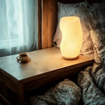 Chic Spiral Striped Shade Night Light Lamp