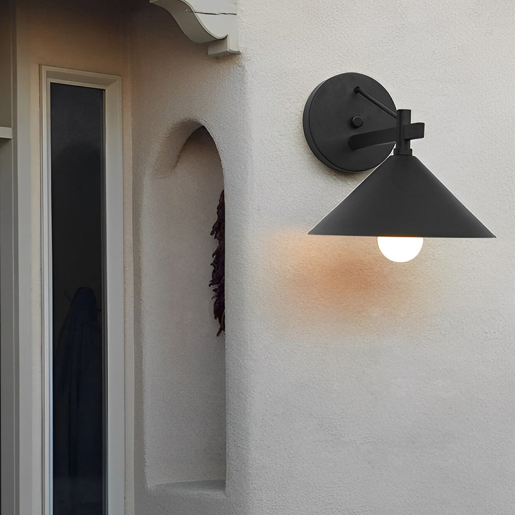 Conical American Style Outdoor Wall Sconce Ha076370