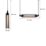 Iron Antique Pendant Lights With Tungsten Bulb Li002622