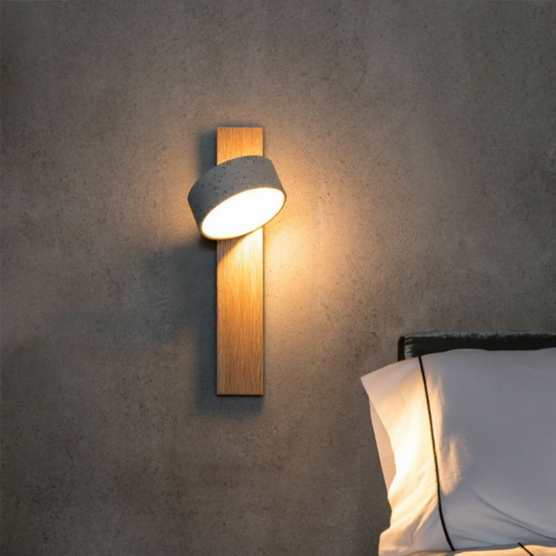 Off White Travertine Wall Lamp