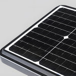 1 Light Black 98 In 118 In Solar Led Square Post Street Light