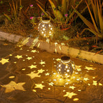 Celestial Star Projection Solar Lantern for Garden and Patio