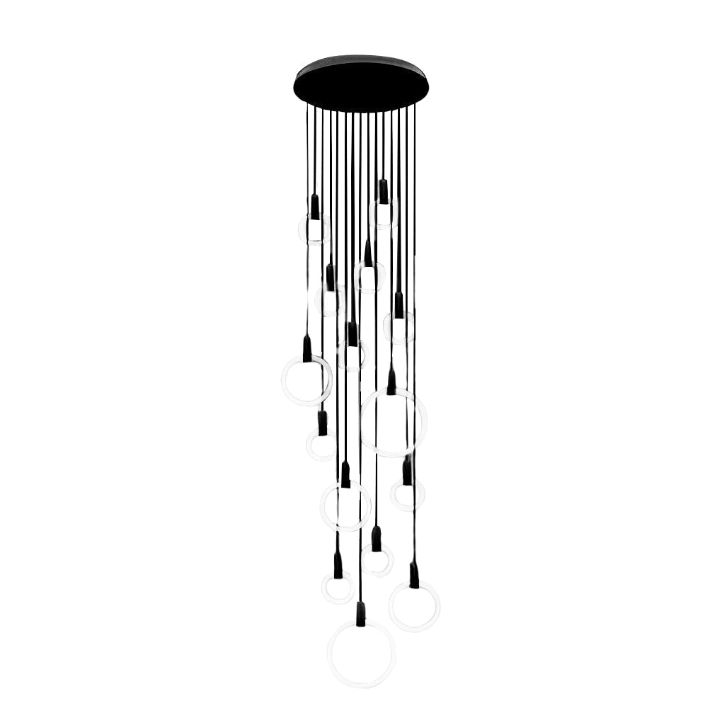 Minimalist Nordic Duplex Stair Chandelier Ha084864