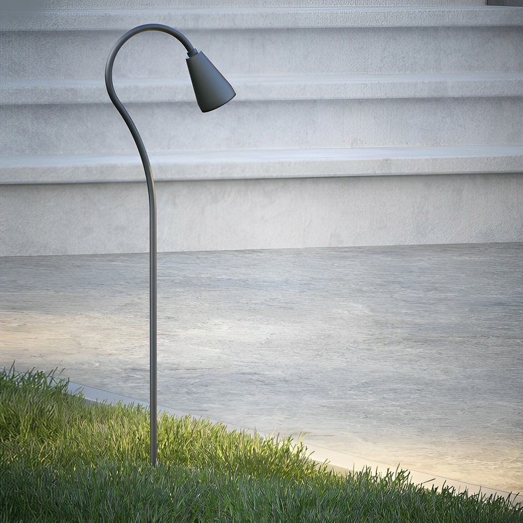 Arched Gooseneck Pathway Lights – Waterproof LED COB Outdoor Landscape Lighting