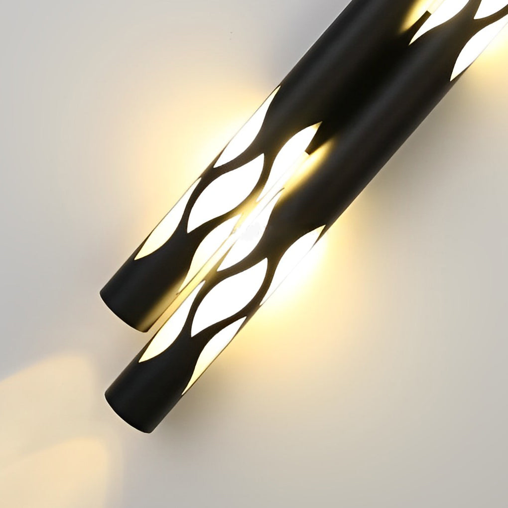 Flames Hollow Wall Sconce Ha084458