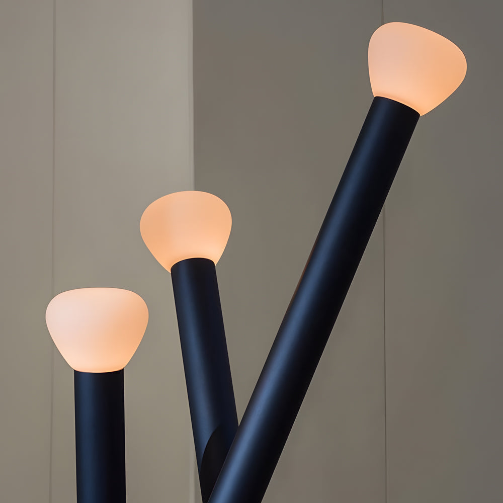 3 Light Minimalist Modern Stick Floor Lamp