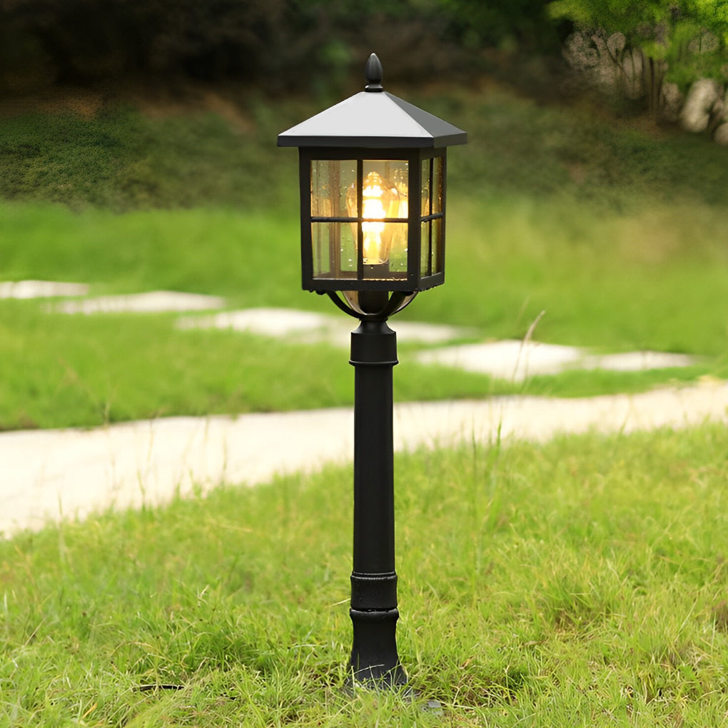 Square Waterproof Solar Outdoor Lawn Lamp Ha084255