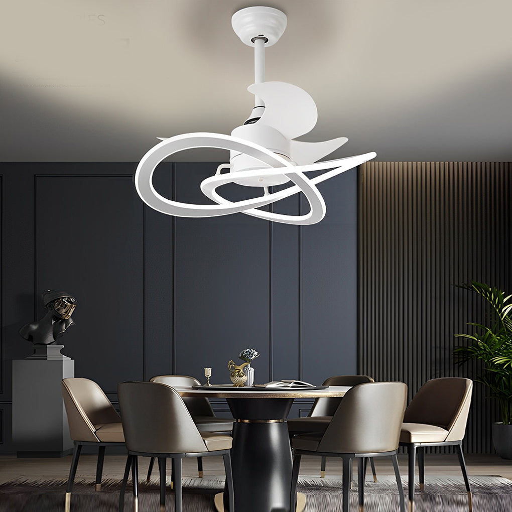 Waves Flower Bladeless Ceiling Fans Ha082734