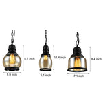 Retro Bottle Industrial Pendant Light Ha098704