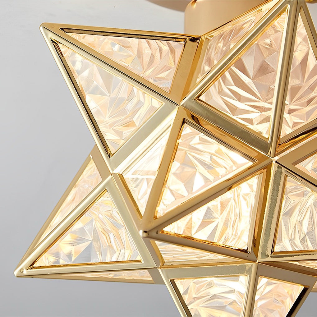 Five Pointed Star Pendant Light Ha091764