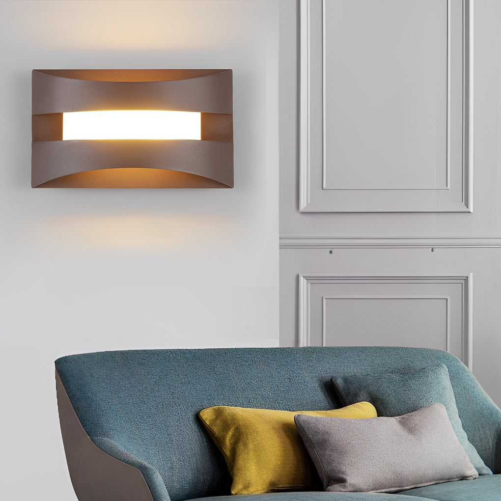 Rectangular Nordic Bedside Wall Sconce Ha080853