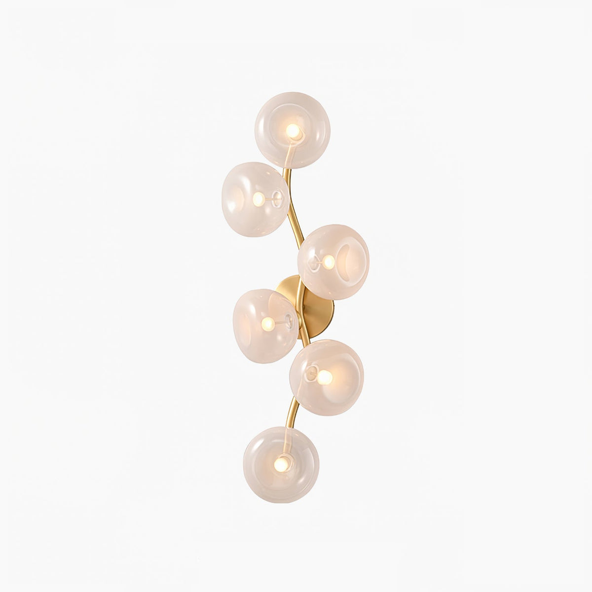 Aurora Vine Wall Sconce – Modern Gold LED Wall Light for Bedroom & Living Room