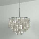 Oceana Shell Chandelier — Natural Shell Pendant Light for Coastal Interiors