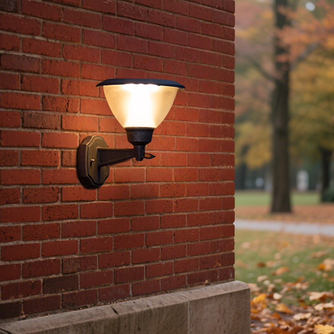 Modern Outdoor Wall Sconce with Warm LED Glow, Minimalist Waterproof Design