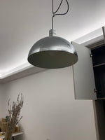 Piper Bliss Adjustable Pendant Light in Chrome and White