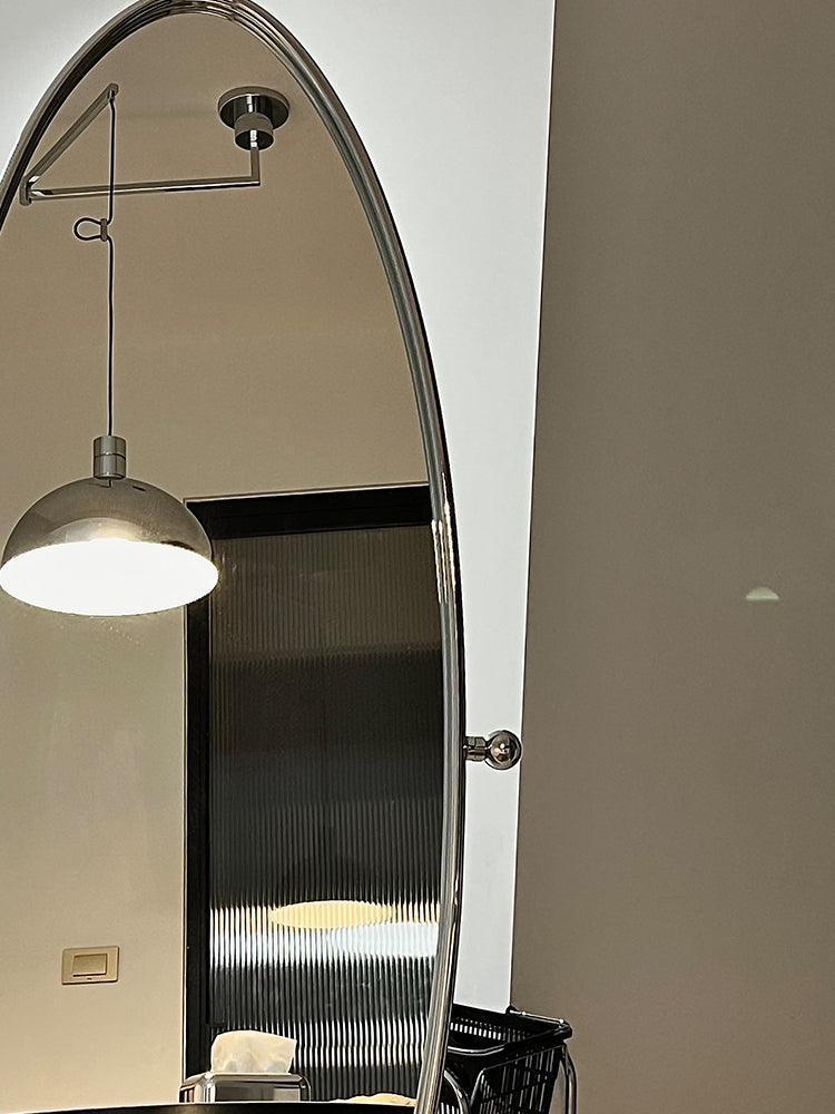 Piper Bliss Adjustable Pendant Light in Chrome and White