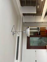 Piper Bliss Adjustable Pendant Light in Chrome and White