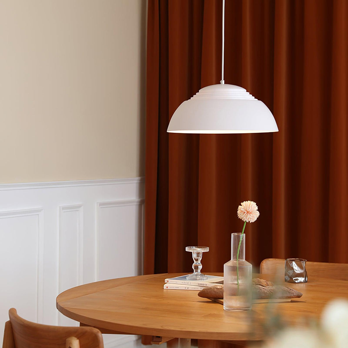 Abat Jour Pendant Light – Modern Aluminum Hanging Lamp for Dining & Living