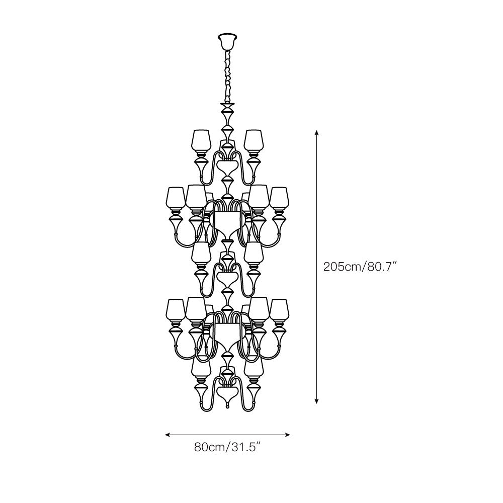 abrahamson-shaded-tiered-chandelier
