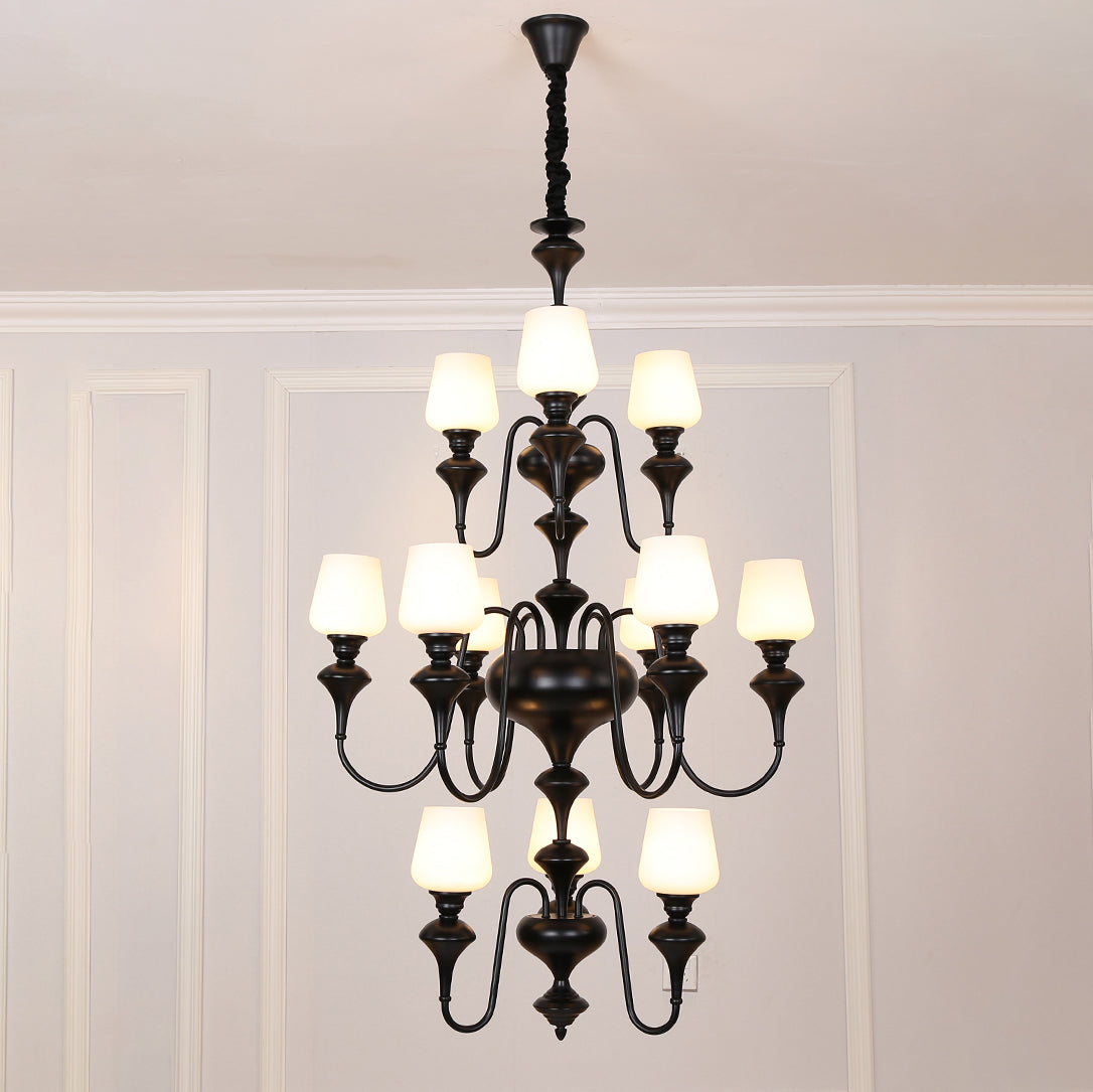 abrahamson-shaded-tiered-chandelier