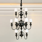 abrahamson-shaded-tiered-chandelier
