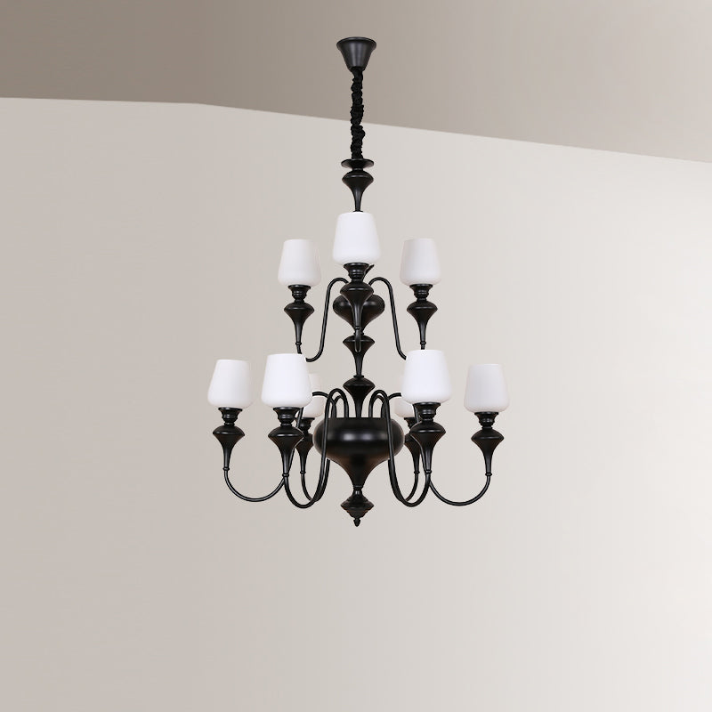 abrahamson-shaded-tiered-chandelier