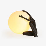 Abstract Character Round Table Lamp