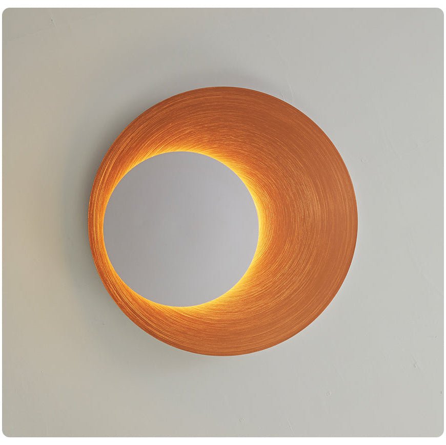 Lunar Crescent Wall Sconce — Modern LED Wall Light in Gold or White