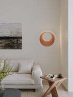 Lunar Crescent Wall Sconce — Modern LED Wall Light in Gold or White