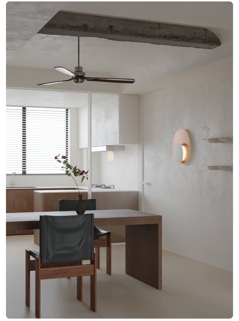 Lunar Crescent Wall Sconce — Modern LED Wall Light in Gold or White