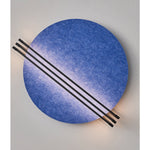 Abstract Sunrise Felt Wall Sconce – Modern Textural LED Wall Light