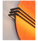Abstract Sunrise Felt Wall Sconce – Modern Textural LED Wall Light