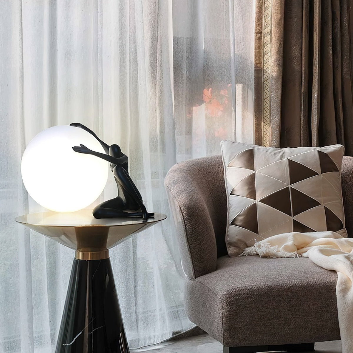 Abstract Table Lamp