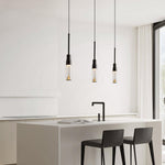Modern Acrylic Hat Plate Pendant Light with Brass Accents