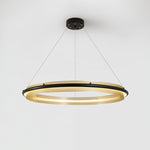 Modern Acrylic LED Round Chandelier for Dining Room and Living Room