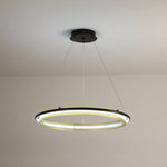 Modern Acrylic LED Round Chandelier for Dining Room and Living Room