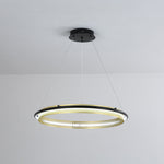 Modern Acrylic LED Round Chandelier for Dining Room and Living Room