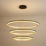 Modern Acrylic LED Round Chandelier for Dining Room and Living Room